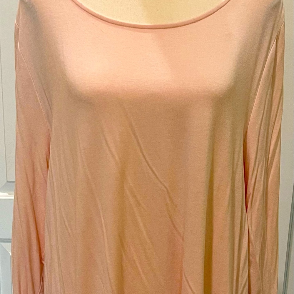 Light Pink Top w/ Sheer Back Bottom
